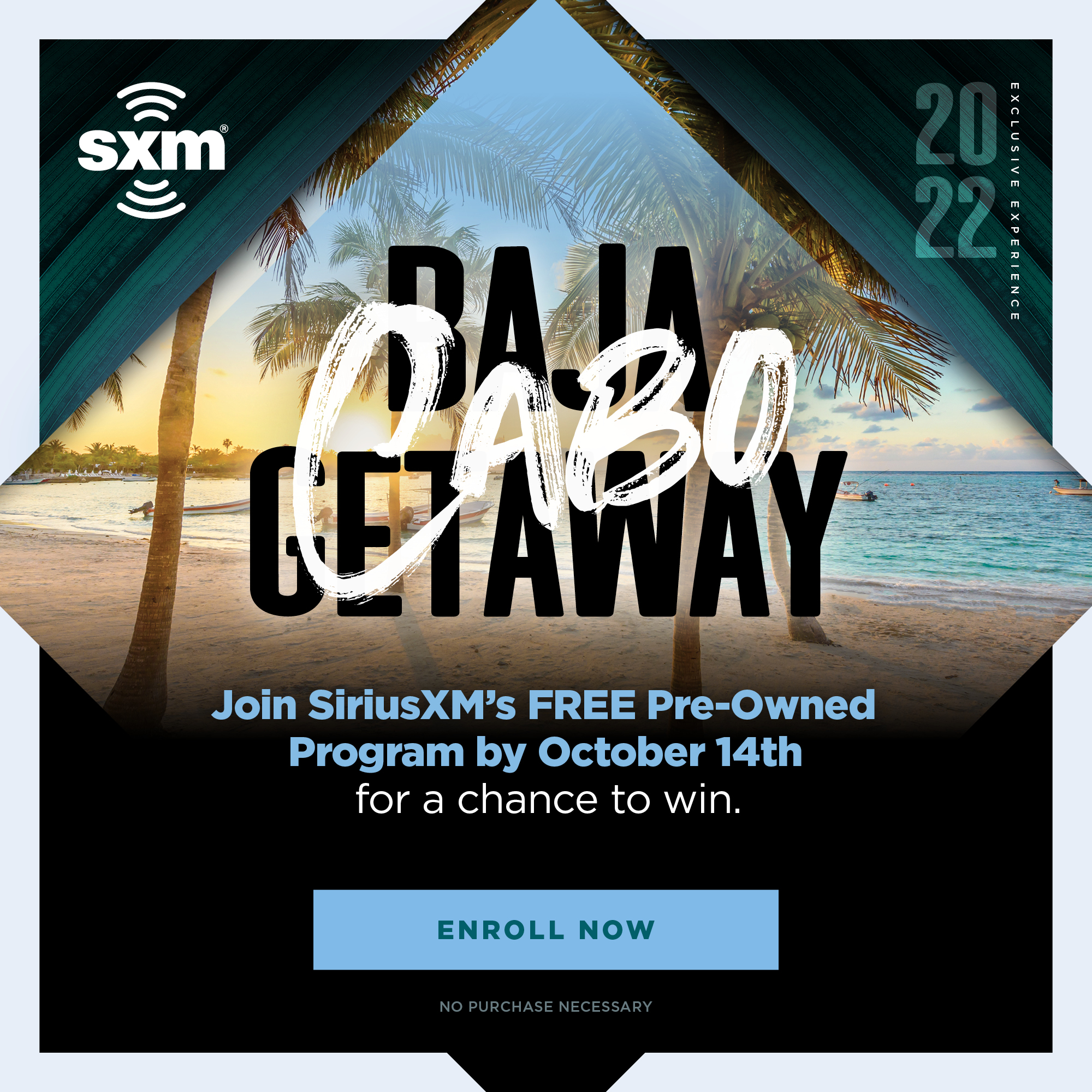 Join by October 14th for a chance to win a luxurious all-inclusive resort getaway to Los Cabos, Mexico.